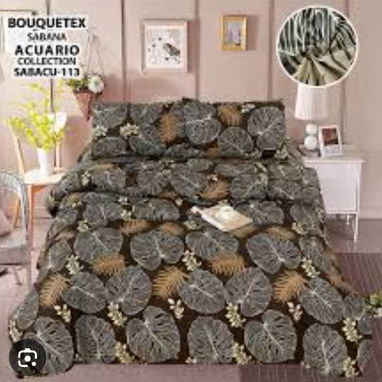 🛌Set de edredones cameros de 5 piezas  - 2 fundas  - 2 sábanas ( 1 ajustable y 1 lisa )  Edredón - Img 117391797