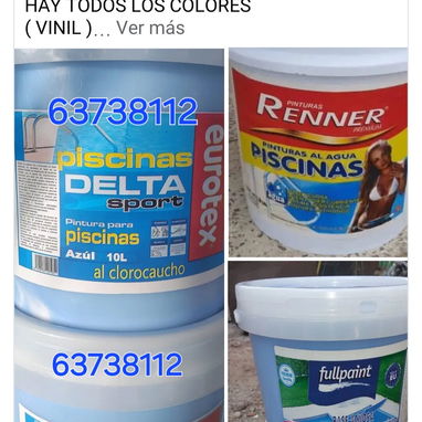 Pintura para Piscinas - Img 122047272