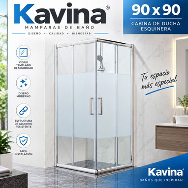 Kavina , puerta batible, bloques de cristal, mampara, paños fijo, ventanas e su marquetería aluminio - 4/8
