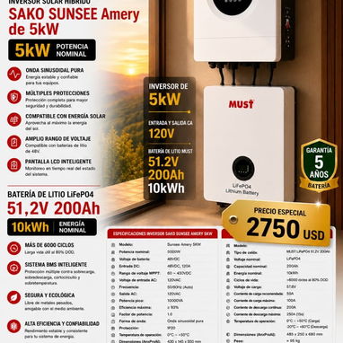 Kit de inversores y batería - Img 123033386