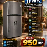🧊 CON DISPENSADOR 🧊 REFRI LG INVERTER 14 PIES CON DISPENSADOR. SERVICIO DE MENSAJERÍA FACTURA Y GARANTÍA. 📲 54833699 - Img 56901587