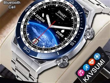 Reloj inteligente originales HD Watch ULTIMATE con 3 manillas intercambiables - Img 67677945