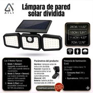 Lampara Solar de pared dividida - Img 58015506