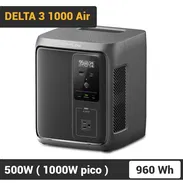 EcoFlow DELTA 3 1000 Air 960Wh - 500W (10ms UPS) Carga Rápida y Batería LiFePO Estación de Energía Portátil Precio: 550U - Img 56222336