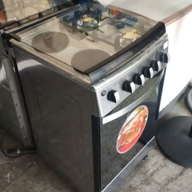 🚧 Cocina Híbrido de Gas 20" Horno Eléctrico con Puerta de Cristal Marca EÒN / 2 Quemadores de gas y 2 Eléctricos 🚧 - Img 117339347