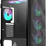 🦋🦋tremenda oferta de chasi Montech X3 CRISTAL LATERAL 6 FANES RGB   newen su caja 53478532 - Img main-image-45571594