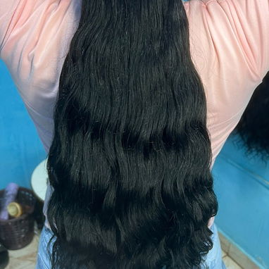 Moños de pelo natural - 9/10