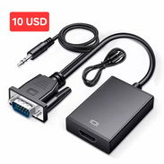 Adaptador de video VGA-HDMI con audio y alimentación - Img 47186488