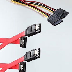 Kit de cables de conexión de disco duro dual SSD/SATA (1 cable divisor de alimentación SATA Molex de 4 pines a 53274327 - Img 115985460