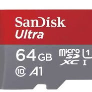 Micro SD Sandisk (64 GB) o 256 sellada caja clase 10 A1 0km aprovecha osy tienda fisica. Memorias kintong 3,2 velocidad - Img 54665652