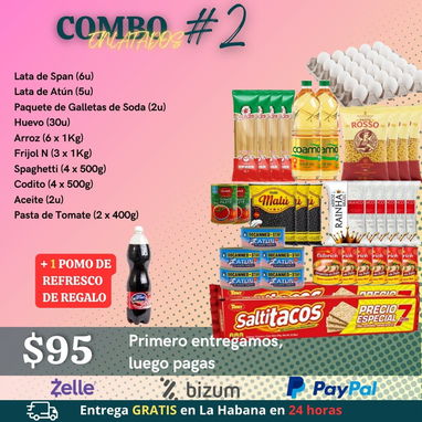 Combos de Comida disponibles para toda la Habana, no cobramos por adelantado - 5/10