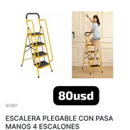 Escalera plegable con pasa manos - Img 55928883