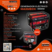 💡8300W💡GENERADOR ELÉCTRICO MAXMECH 8300W -110/220V. MENSAJERÍA, FACTURA Y GARANTÍA.TLF 54833699 - Img 49271523