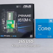 KIT DE 11na GENERACIÓN BOARD ASUS PRIME H510M-K + CORE i5 11400 + 8GB de RAM. TODO NUEVO SELLADO EN CAJA - Img 56949738