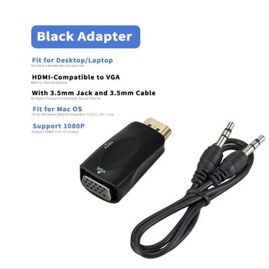 Convertidor de HDMI a VGA 馃寪 Modelo sin audio - Img 126073607