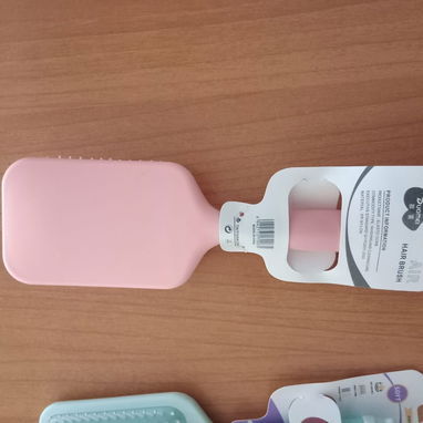 CEPILLO DE CABELLO+ESTANTE ESQUINERO ORGANIZADOR DE 3 NIVELES ROSADO, ENTREGA DE FACTURA, VARIEDAD DE COMBOS - 4/4