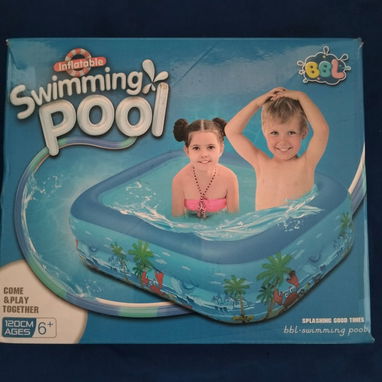 Piscina inflable para niños muy cómoda por su piso inflable - 2/2
