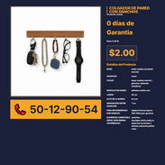 COLGADOR DE PARED CON GANCHOS VPT# -0016 - Img 56243199