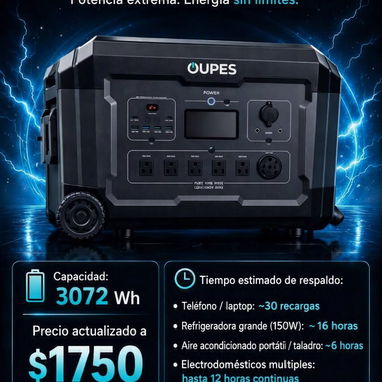 Estaciones de energia marca OUPES - 3/3
