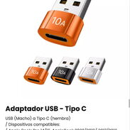 Cable OTG* Conector otg - microusb V8/ Adaptador otg USB - Tipo C para celular tablet laptop - Img 45403401