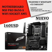Motherboard MSI Pro B650-S Wifi Socket AM5 "Nuevo Sellado" 160 USD - Img 56840102