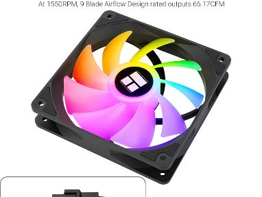 ✔️Fanes RGB para pc Thermalright 3 fanes - Img 68398797