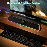 BARRA DE SONIDO RGB PARA PC LAPTOP USB BLUETOOTH - Img 58117631
