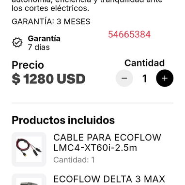 Ecoflow Delta 3 Max+ cable MC4 - 2/2