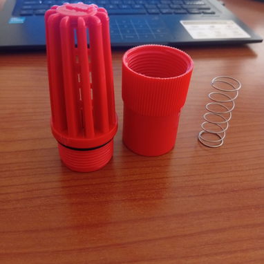 💧CHEQUE 💧 PLÁSTICO ROJO 1" MARCA SPC. MENSAJERÍA CON FACTURA Y GARANTÍA. TL 5433699 - 2/3