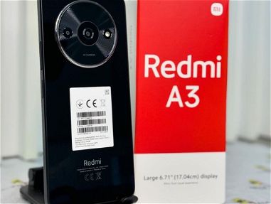 XIAOMI REDMI A3 | 64GB | 3 RAM | 6.7 Pulgadas |  Cable + Cargador | Negro | Nuevo en caja - Img main-image-45537894