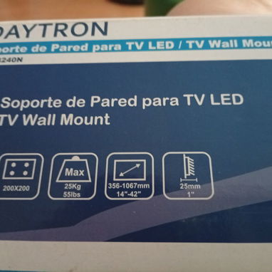 Soporte de TV marca Daytron - Img 122855867