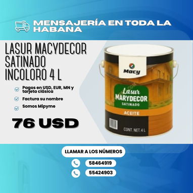  LASUR MACYFOND Y MACYDECOR SATINADO INCOLORO - Img 108397271