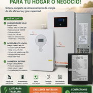 Kit solar de inversor 12kw con bateria de 16 kw - Img 56089341