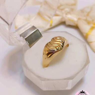 Anillos sencillos de oro 10k originales calidad garantizada - 8/10