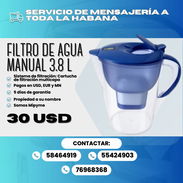 💧 FILTRO DE AGUA MANUAL 3.8 L 💰 Precio: $30 USD - Img 57195696