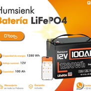 🔅Batería Humsienk-1280 Wh-12V-batería portátil-power station-energía de respaldo-para apagones🔅 - Img 57620348
