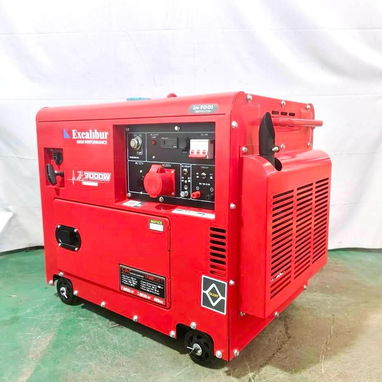GENERADOR DE GASOLINA EXCALIBUR DE ALTA CALIDAD *S7.500CSX-1*FUNCIONAMIENTO SILENCIOSO*TRIFÁSICO 110/220 V. ATS SISTEM - 2/6