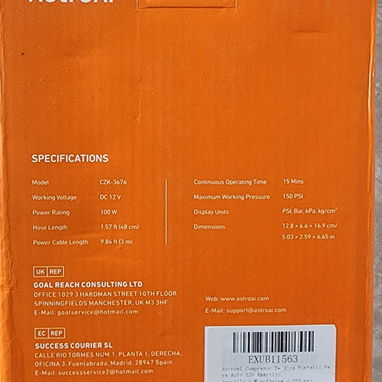 🔸 Compresor de aire Portátil 🔹 12V  💲30 usd - Img 111109606