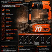 🛠️TALADRA PERCUTOR 🛠️ FINDER 800W. MENSAJERÍA CON FACTURA Y GARANTÍA. 📲 54833699 - Img 56025411