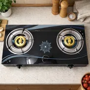 40 usd ⭐️*COCINA DE GAS RUDENKOV 2 HORNILLAS VIDRIO TEMPLADO*⭐️ - Img 55736938