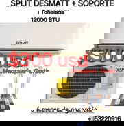 ☝️FACTURA Y GARANTÍA [6 MESES] ‼️Split Desmatt 1 tonelada + Soporte ‼️MENSAJERÍA GRATIS‼️ - Img 49936081
