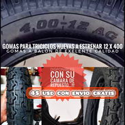 gomas nuevas de triciclos 12 x 400 - Img 52683767