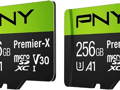 ✅MICROSD  PNY 256GB Premier-X Class 10 U3 V30 microSDXC 26USD - Img 60258349