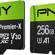 ✅MICROSD  PNY 256GB Premier-X Class 10 U3 V30 microSDXC 26USD - Img 44951908