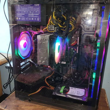 PC de escritorio para trabajar o para juegos GAMES, Chasis Game+ Board AsrhoK Z590 + i7 11th Gene - Img 123398372