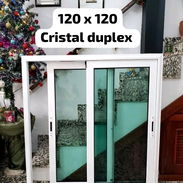 Ventana de aluminio con cristal duplex - Img 55831614