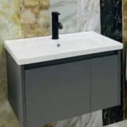 Muebles de baño De madera con recubrimiento de polipropileno hidrofobicos con mezcladora y todos sus herrajes - Img 57533338