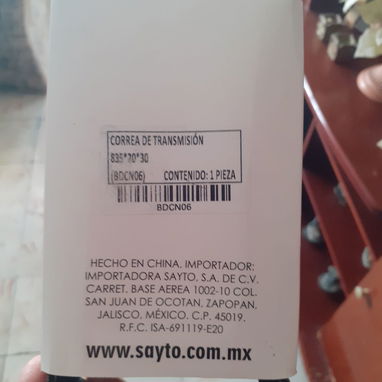 Correa de transmisión de moto scuter - Img 123044900