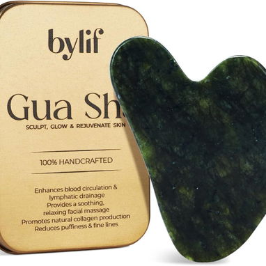 Gua Sha de Jade Natural - 2/7