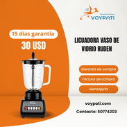 Licuadora de Vaso de Vidrio Ruden, Batidora - Img 56616265